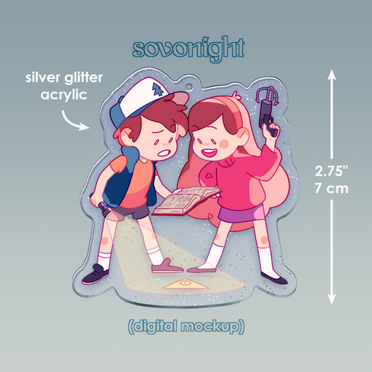 [PREORDER] Mystery Twins | Glitter Charm