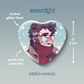 [PREORDER] Ford Warm | Glitter Heart Button