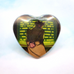 Ford Foreboding | Glitter Heart Button