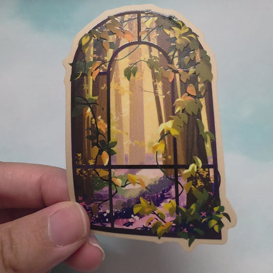 Sunlit Forest | Spot Gloss Sticker