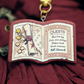 Bhaalspawn's Journal | Embossed Wood Charm