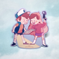 Mystery Twins | Spot Gloss Sticker