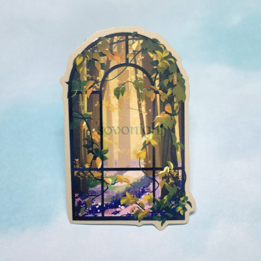 Sunlit Forest | Spot Gloss Sticker